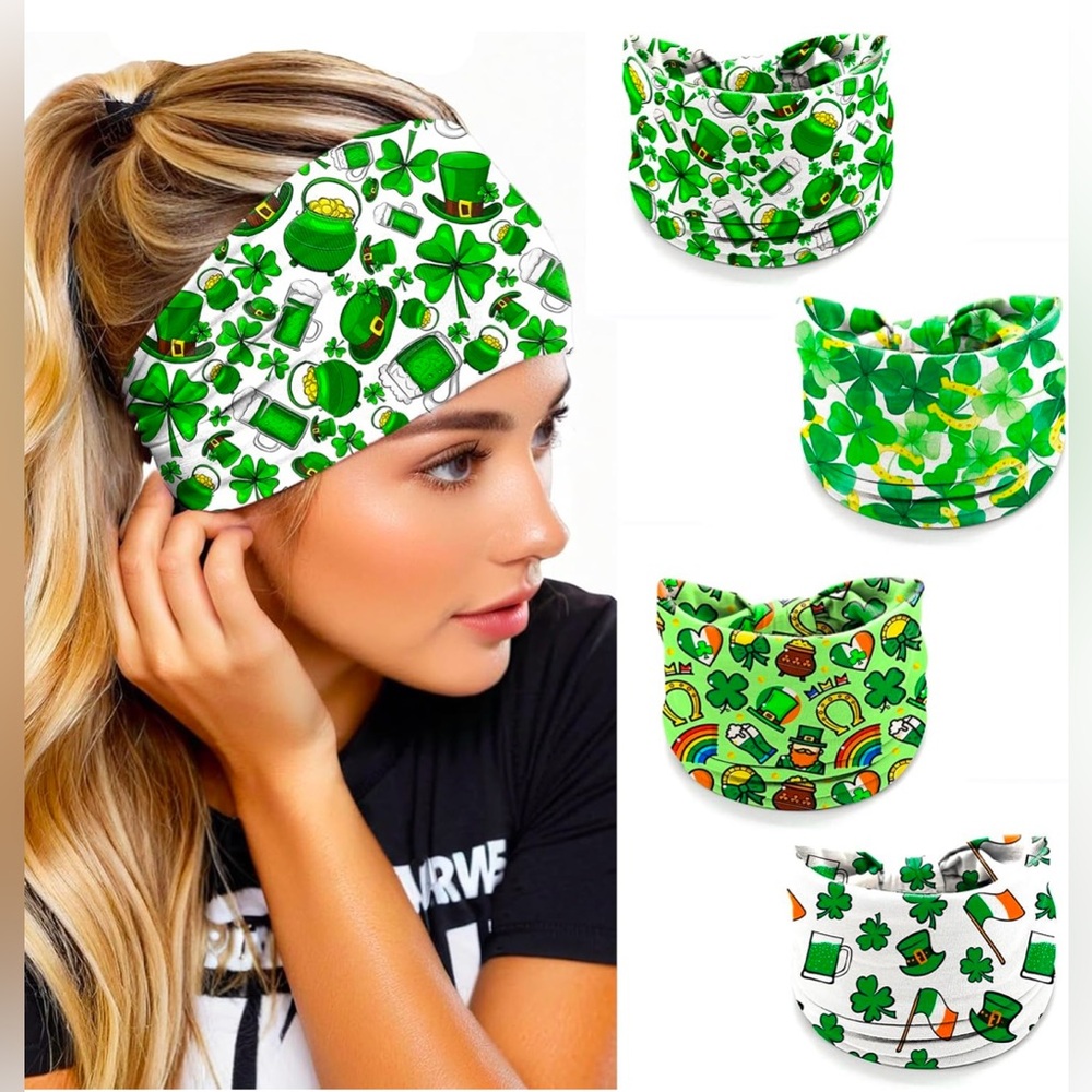 NEW ST PATRICKS DAY BOHO HEADBANDS